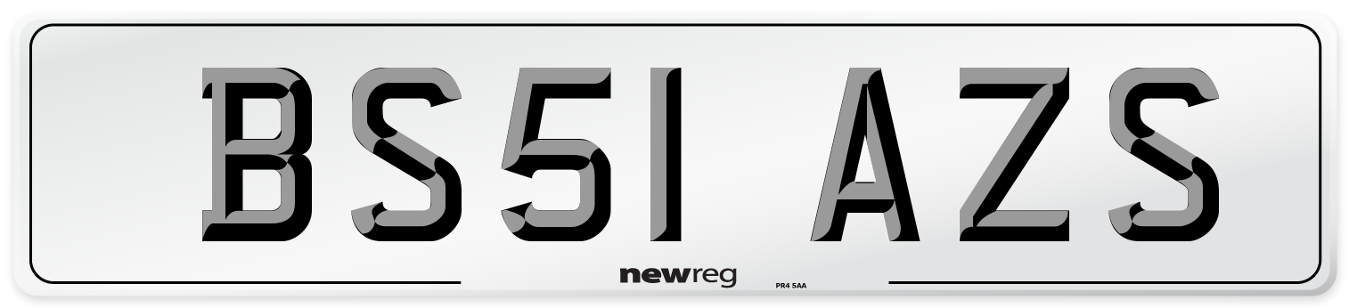 BS51 AZS Number Plate from New Reg